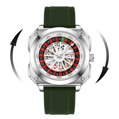 VAKTORA Döner Kadranlı Rulet Konseptli Premium Saat